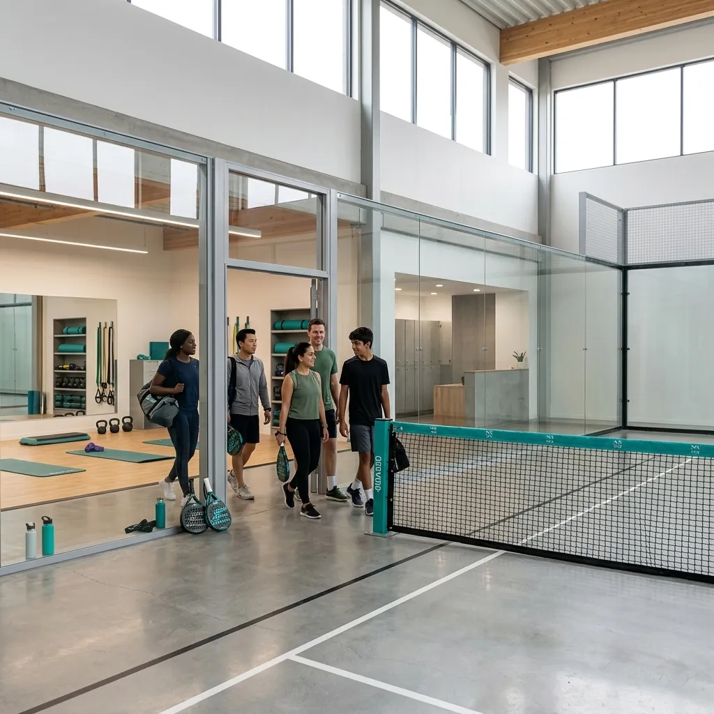 Studio and court booking with shared session capacity in Reservai